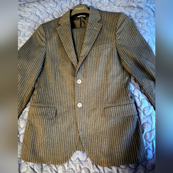 Nautica Other - EUC Mens Nautica Gray Pinstripe Suit sz 36S